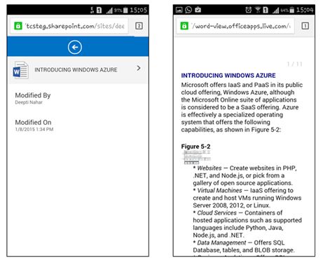 click on the document name